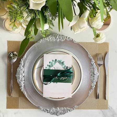 Silver Charger Plates